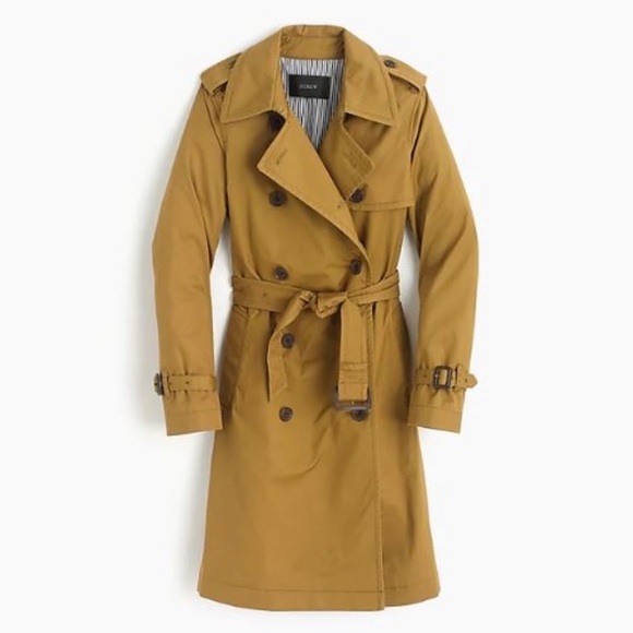 J. Crew Jackets & Blazers - J. Crew City Trench Coat Nut Brown Size 2